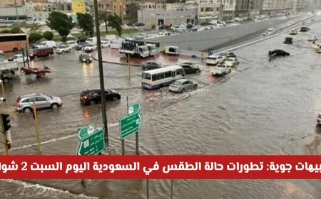 تحديثات الطقس في السعودية: تحذيرات جوية ليوم السبت 2 شوال