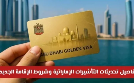 تعرف على تفاصيل تحديثات التأشيرات الإماراتية 2026 وشروط الإقامة الجديدة رسمياً