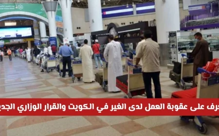 احذر خسارة إقامتك تعرف على عقوبات العمل لدى الغير في الكويت وأحدث القرارات الوزارية