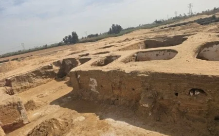 اكتشاف مبنى أثري يعود لبدايات الرهبنة القبطية في القرن الخامس الميلادي بمنطقة القلايا بالبحيرة