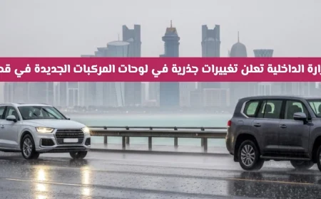 وزارة الداخلية تكشف عن تغييرات جذرية في لوحات المركبات الجديدة في قطر بدءًا من 1 أبريل