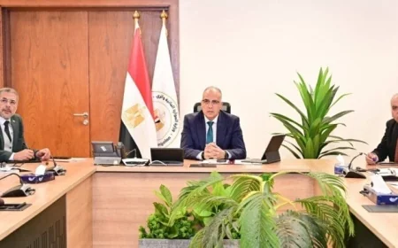 وزير الري يدعو لإنهاء أعمال تطهير المساقي بسرعة في محافظات القناة