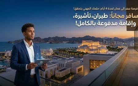 استمتع برحلة مجانية إلى عمان لمدة 4 أيام تشمل الطيران والإقامة والتأشيرة