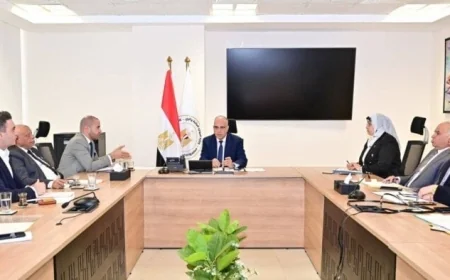 وزير الري يؤكد أهمية الإسراع في معاينة مصرف بحر البقر وتحسين حالة المياه من خلال التطهير الفوري