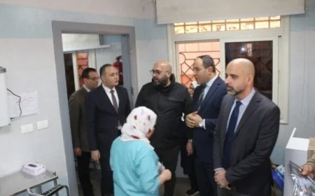 وفد الطوارئ يثني على كفاءة الفرق الطبية والتقنيات الحديثة في مبرة مصر القديمة