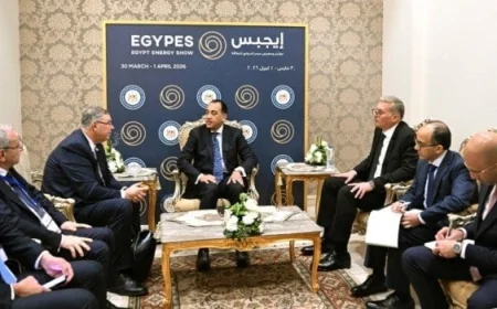 مدبولي يبحث مع رئيس شركة توتال إنرجيز زيادة الاستثمارات في البحث والاستكشاف