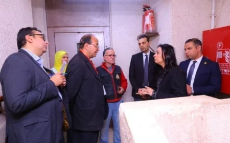 زيارة مفاجئة لوزيرة التضامن لدار المسنين بإمبابة تسفر عن 4 قرارات عاجلة