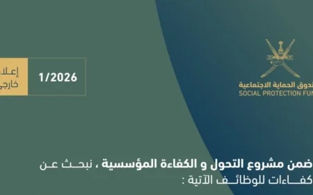 فرص عمل مميزة في سلطنة عمان 2026: صندوق الحماية الاجتماعية يقدم مشروع التحول والكفاءة المؤسسية