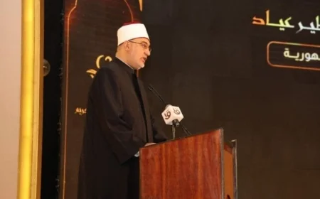 مفتي الجمهورية يؤكد أن إذاعة القرآن الكريم تظل صوتا هادفا يوجه الإنسان نحو الصواب في القول والعمل