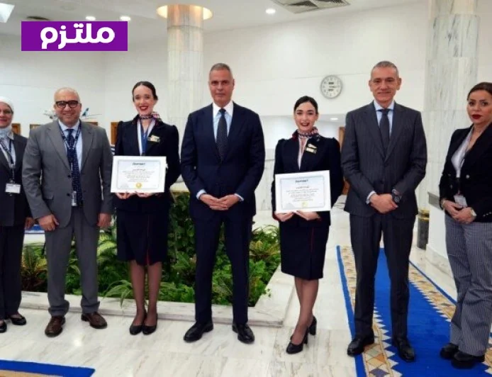 مصر للطيران تكرم مضيفتين جويتين بمناسبة موقفهما الإنساني الرائع