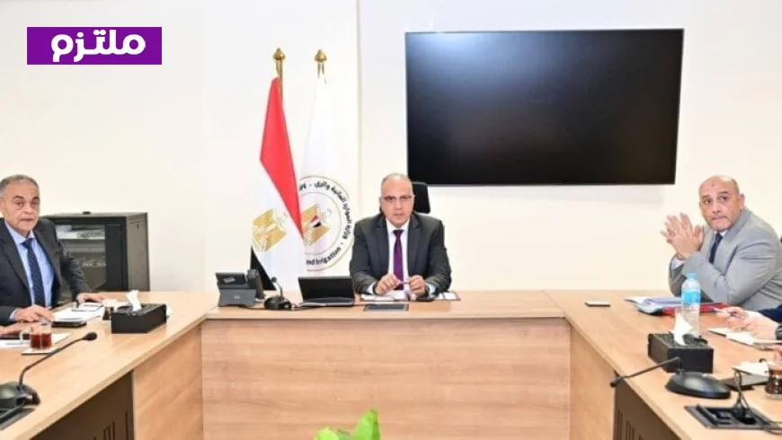 وزير الري يطالب بتسريع استلام محطات رفع مياه الصرف في الدلتا الجديدة