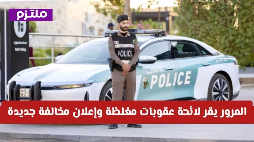 المرور السعودي يعلن عقوبات صارمة ومخالفة جديدة تدخل حيز التنفيذ عاجلاً
