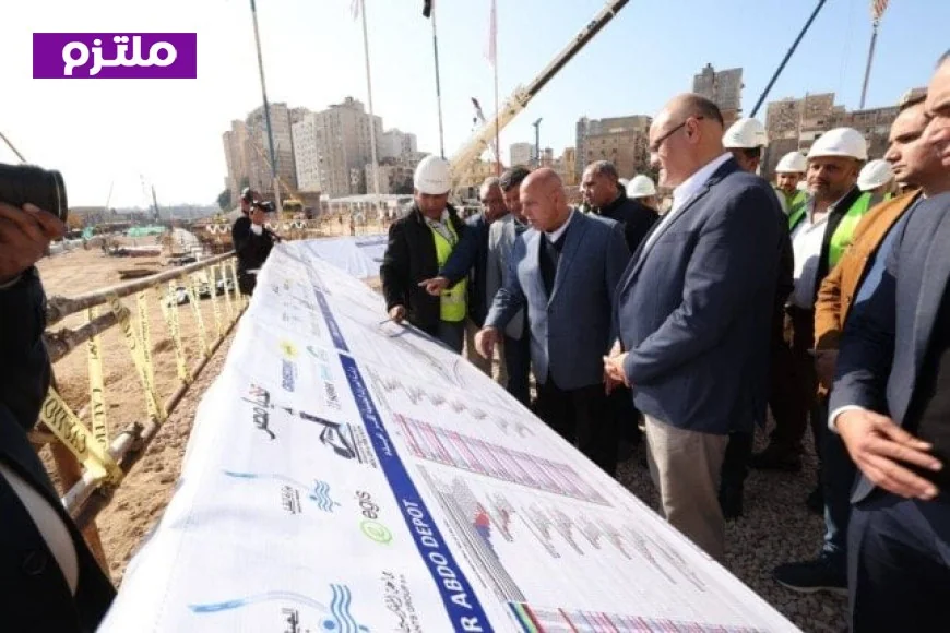 وزير النقل يزور مسار ومحطات المرحلة الأولى من مترو الإسكندرية بدءاً من أبو قير وحتى محطة مصر