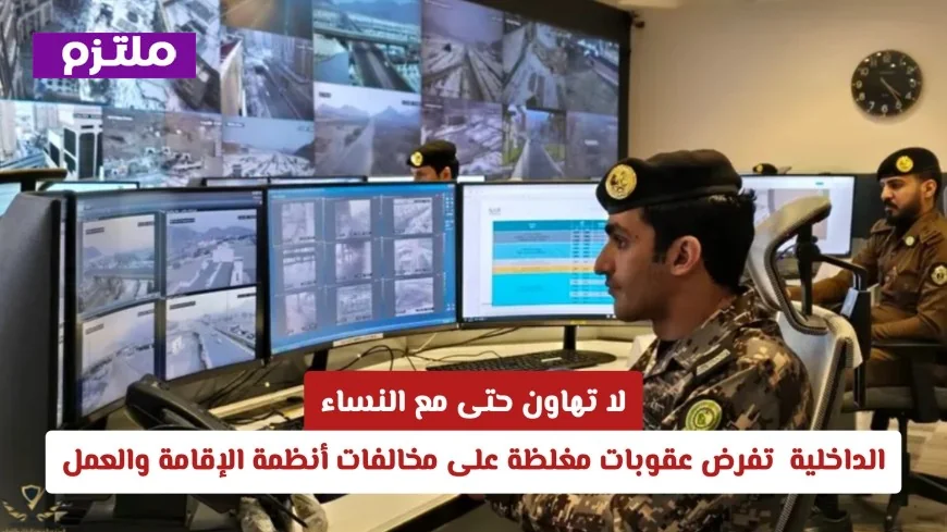 الداخلية السعودية ترفع سقف العقوبات ضد مخالفات الإقامة والعمل بما يشمل النساء