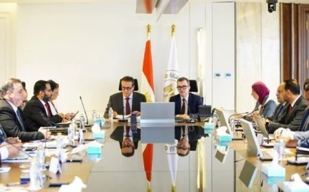 وزير الصحة ووزير التخطيط يتباحثان حول الخطة الاستثمارية لقطاع الصحة في الأعوام 2026 و2027