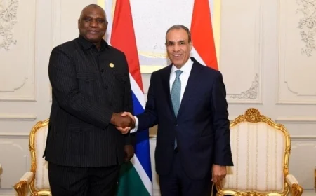 عبد العاطي يعزز تبادل التجارة ويشجع الاستثمارات بين مصر وجامبيا لتحقيق نمو اقتصادي مشترك