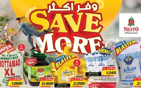 مهرجان تخفيضات مذهلة في نستو الكويت: استفد من عروض “وفر أكثر” من 1 حتى 6 أبريل