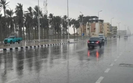 الأرصاد تحذر من أمطار غزيرة ورعدية تضرب مصر غدًا