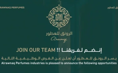 شركة الرونق للعطور في سلطنة عمان تفتح باب التوظيف: التخصصات المتاحة وكيفية التقديم