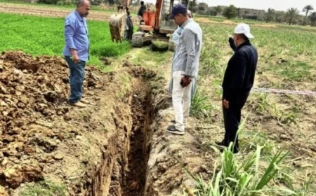 تدشين محطتين حديثتين لتطوير الري الحقلي لدعم مزارعي القصب في قنا