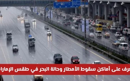 تعرف على مواقع هطول الأمطار وحالة البحر قبل خروجك اليوم في طقس الإمارات