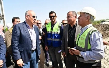 وزير الري يؤكد على ضرورة إنهاء مشروع سحارة أبنهس في المنوفية بأسرع وقت