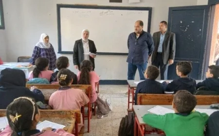 مدير تعليم القاهرة يقوم بجولة مفاجئة في إدارة السيدة زينب لمتابعة سير العملية التعليمية