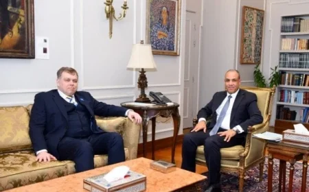 وزير الخارجية يستقبل رئيس البرلمان الاستوني لبحث فرص تعزيز التعاون الثنائي