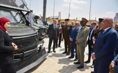 رئيس أركان جيش الكونغو الديمقراطية يقوم بزيارة مهمة للهيئة العربية للتصنيع