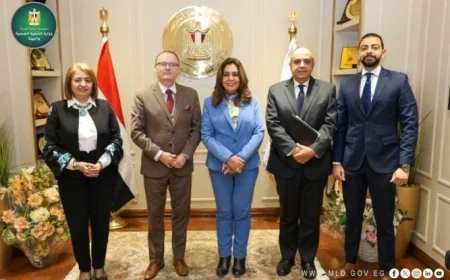 وزيرة التنمية المحلية تستعرض مع سفير التشيك آفاق التعاون في مجال النقل الحضري