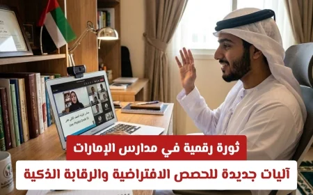 إبتكار رقمي يغير التعليم في الإمارات: تقنيات حديثة للحصص الافتراضية والمراقبة الذكية
