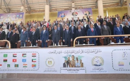 وزير التعليم العالي يفتتح ختام ملتقى الحضارات بجامعة المنيا بمشاركة طلاب من 26 دولة