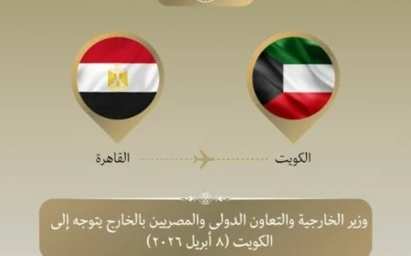 وزير الخارجية يزور الكويت لمناقشة آخر مستجدات التطورات الإقليمية