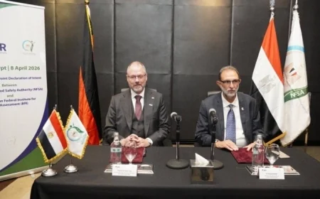 سلامة الغذاء تُعلن توقيع بروتوكول تعاون مع المعهد الفيدرالي الألماني لتقييم المخاطر لتعزيز الأمن الغذائي
