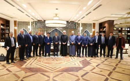 المفتي يستقبل وفدًا أوزبكستانيًا رفيع المستوى لتعزيز التعاون في مكافحة التطرف