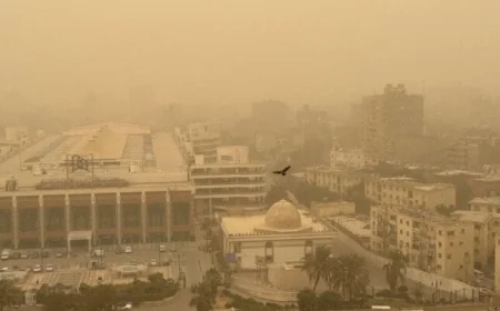 الأرصاد الجوية توضح حقيقة توجه مصر نحو عاصفة ترابية قوية
