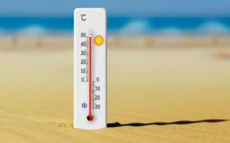 الأرصاد تحذر من موجة حرارة نهاراً وانخفاض درجات الحرارة ليلاً حالة الطقس اليوم الخميس 9 أبريل 2026