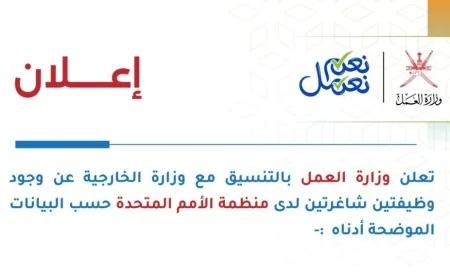 وظائف الأمم المتحدة 2026: وزارة العمل تفتح باب التقديم للعمانيين في فرص عمل دولية