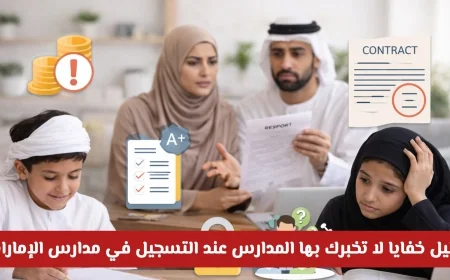 دليل أولياء الأمور لأسرار لم تفصح عنها المدارس عند التسجيل في مدارس الإمارات 2026 2027