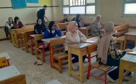 اختبارات شهر أبريل 2026 لصفوف النقل لمدة أسبوع تعرف على المواعيد والتفاصيل