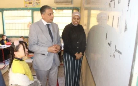 مدير تعليم الجيزة يعاقب مديرة مدرسة بسبب تقصيرها ويؤكد أهمية الانضباط الإداري والصفي
