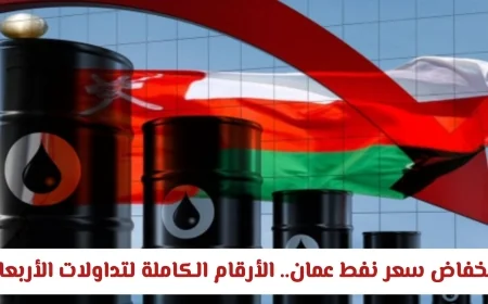سعر نفط عمان يشهد تراجعًا ملحوظًا: تفاصيل كاملة حول تداولات الأربعاء