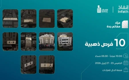 اكتشف فرص الاستثمار الاستثنائية في مزاد مغانم جدة الإلكتروني القادم