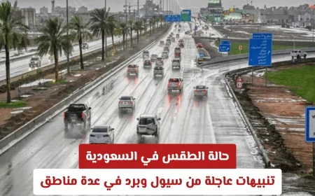 تنبيهات عاجلة: سيول وبرد يضربان عدة مناطق في السعودية وتحذيرات من الأرصاد الجوية