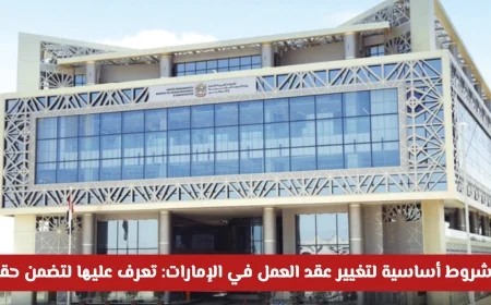 اكتشف شروط وزارة الموارد البشرية الثلاثة الهامة لتغيير عقد العمل في الإمارات وتأمين حقوقك