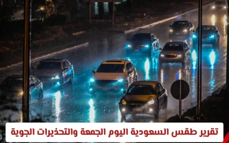 تقرير طقس السعودية: تحديثات خريطة الأمطار والتحذيرات الجوية ليوم الجمعة في المملكة