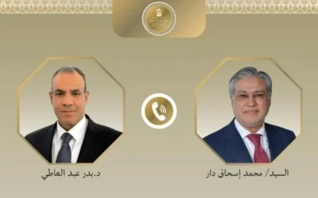 وزير الخارجية يناقش مع نظيره الباكستاني آخر تطورات المفاوضات بين أمريكا وإيران