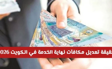 ما هي التغييرات في مكافآت نهاية الخدمة في الكويت بحلول 2026؟ اكتشف الحقائق كاملة