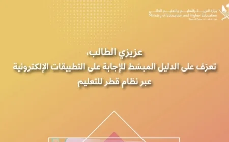 اكتشف كيفية استخدام نظام قطر للتعليم 2026 لإنجاز التطبيقات الإلكترونية بكفاءة