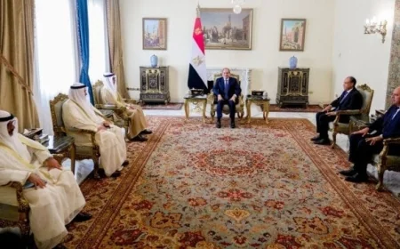الرئيس السيسي يستقبل وزير خارجية الكويت ويعبر عن دعم مصر القوي لأمن الكويت القومي